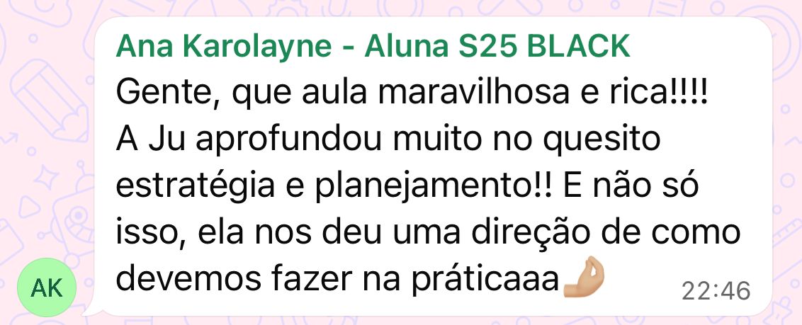 Depoimento Ana Karolayne