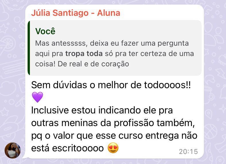 Depoimento Bruna — contrato R$ 1.500